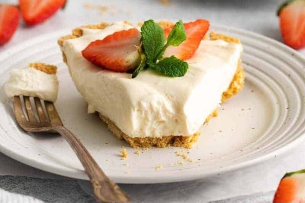 3 ingredient No Bake Cheesecake