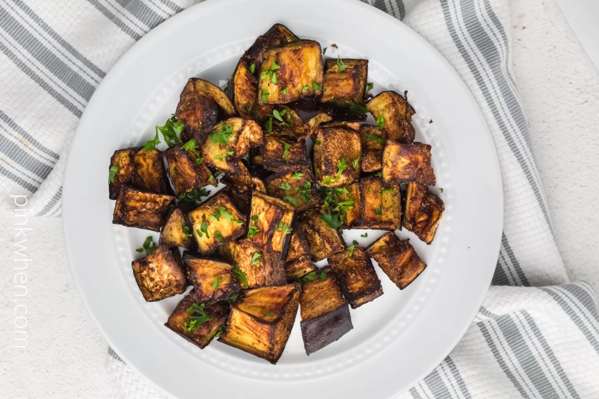 Air Fryer Eggplant.