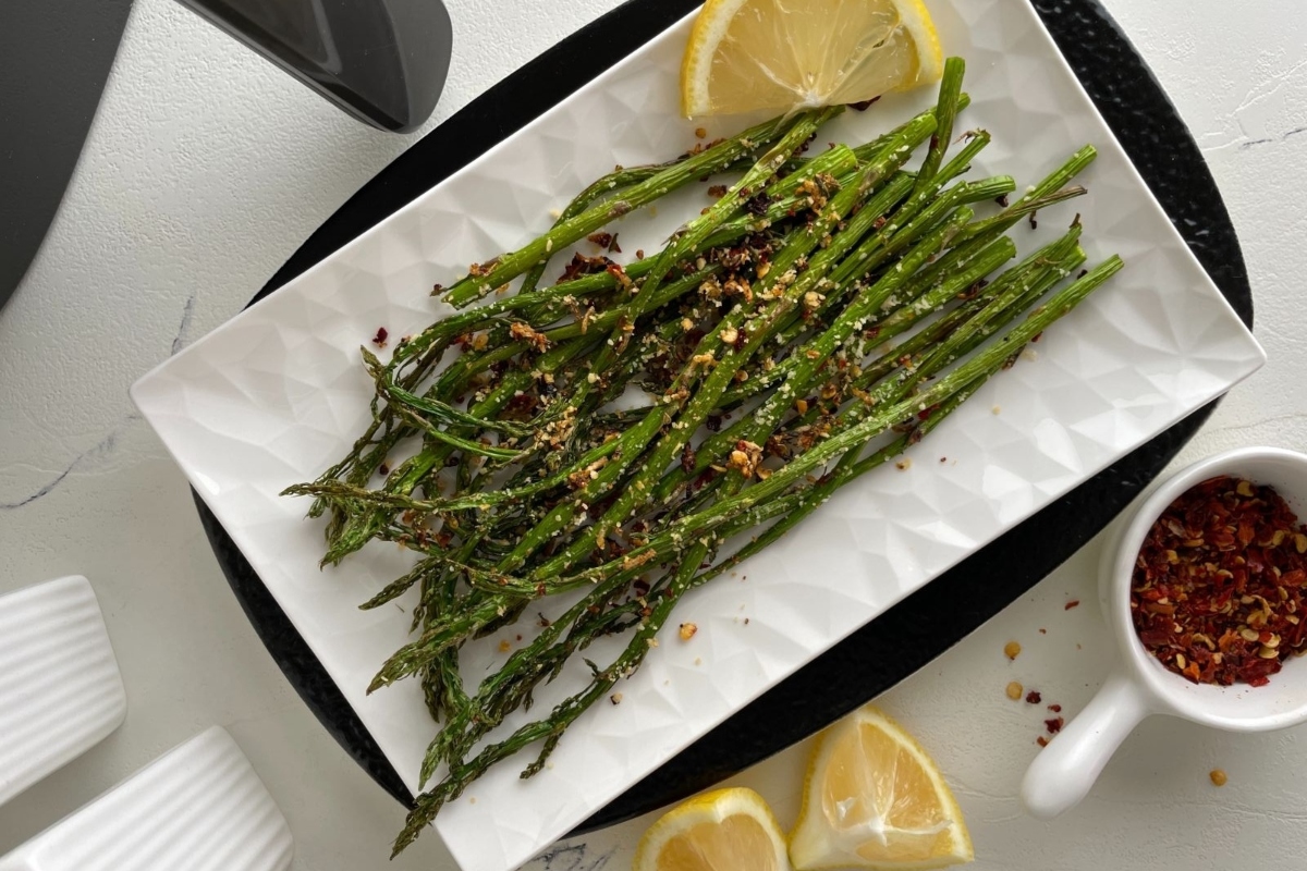 Air Fryer Parmesan Asparagus.