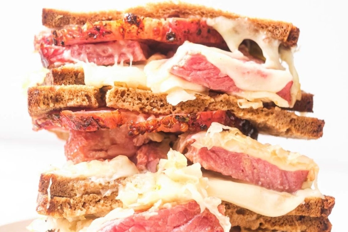 Air Fryer Reuben Sandwich