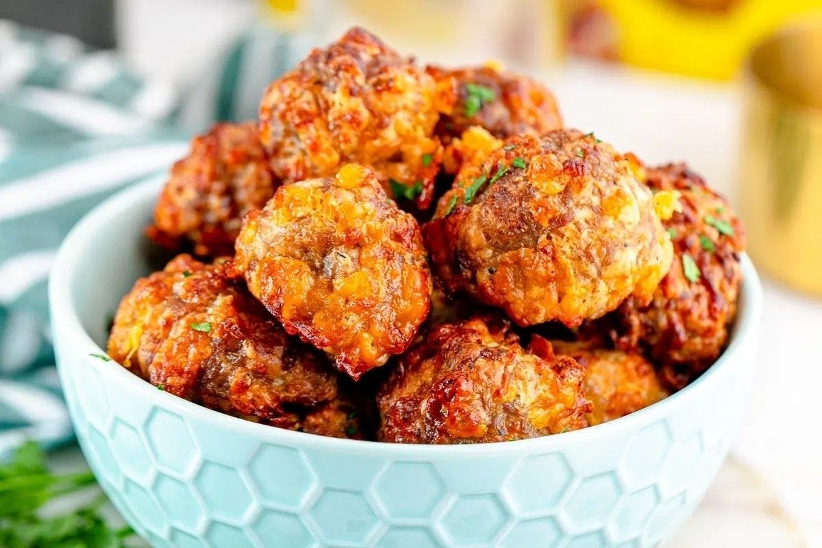 Air Fryer Sausage Balls