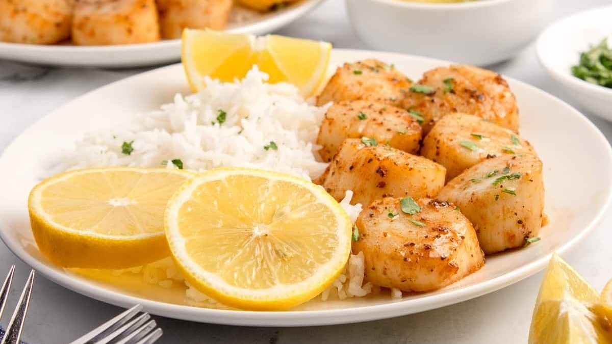 Air Fryer Scallops.