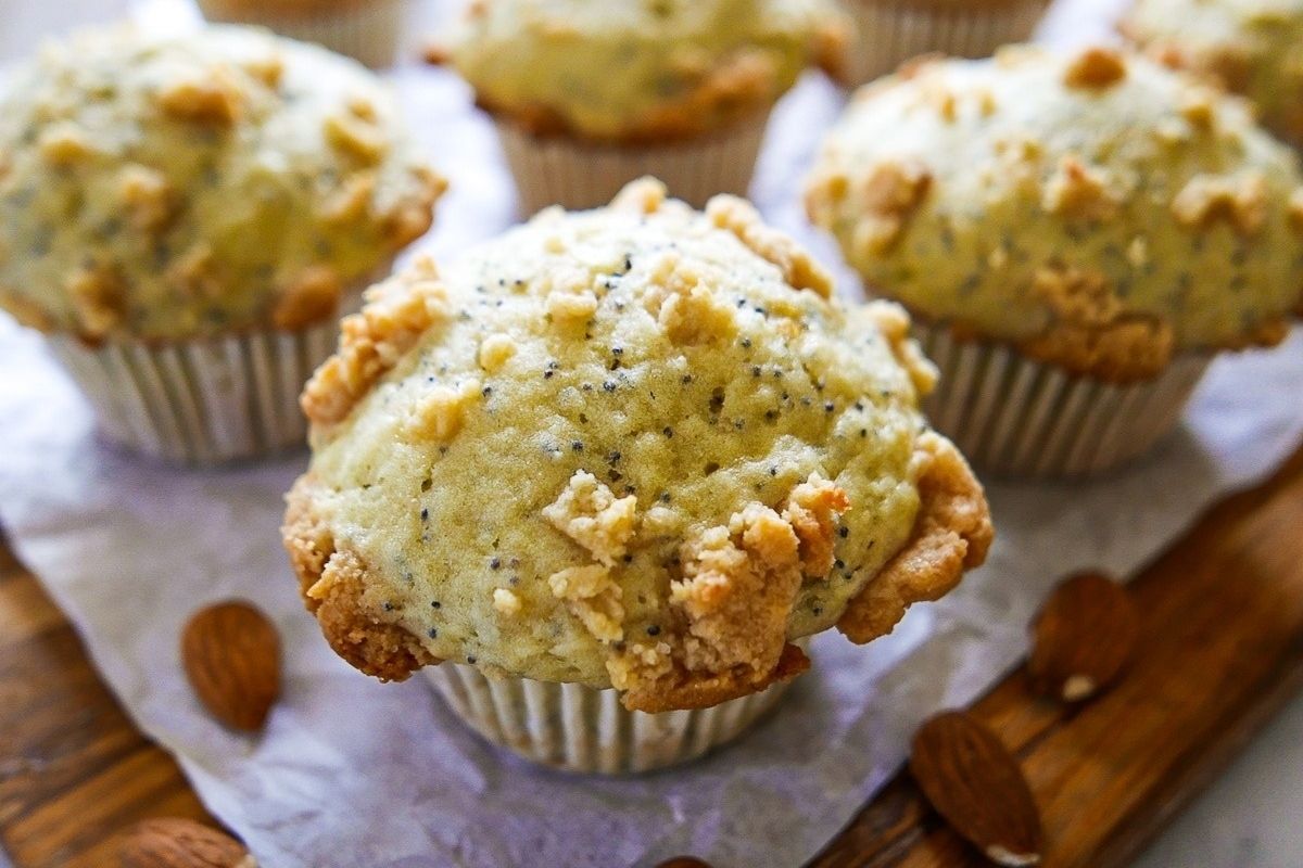 Almond Poppy Seed Muffins