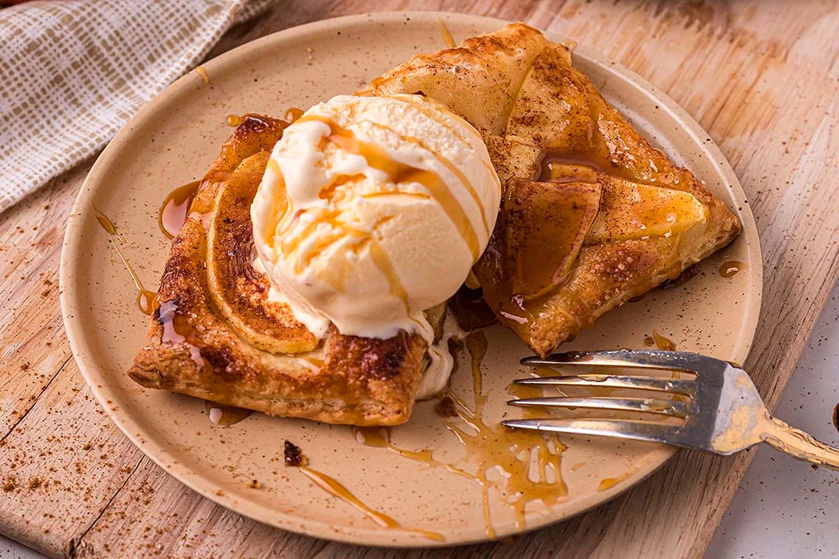 Easy Puff Pastry Apple Tart.