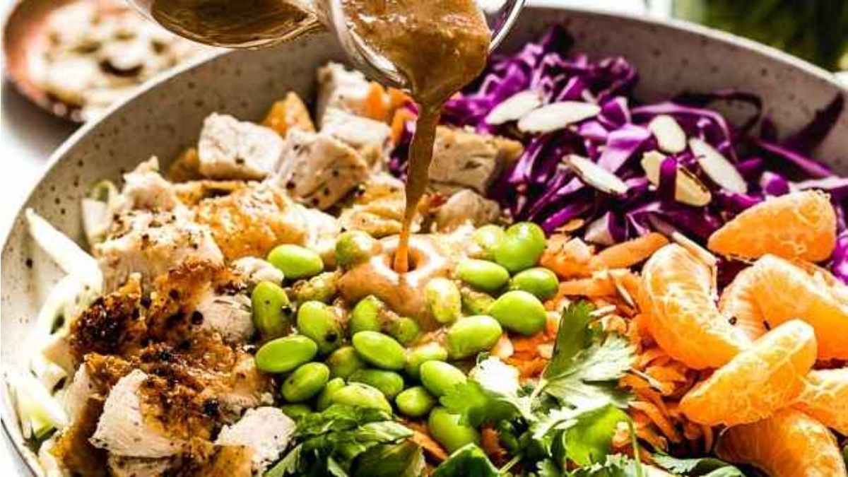 Asian Sesame Chicken Salad.