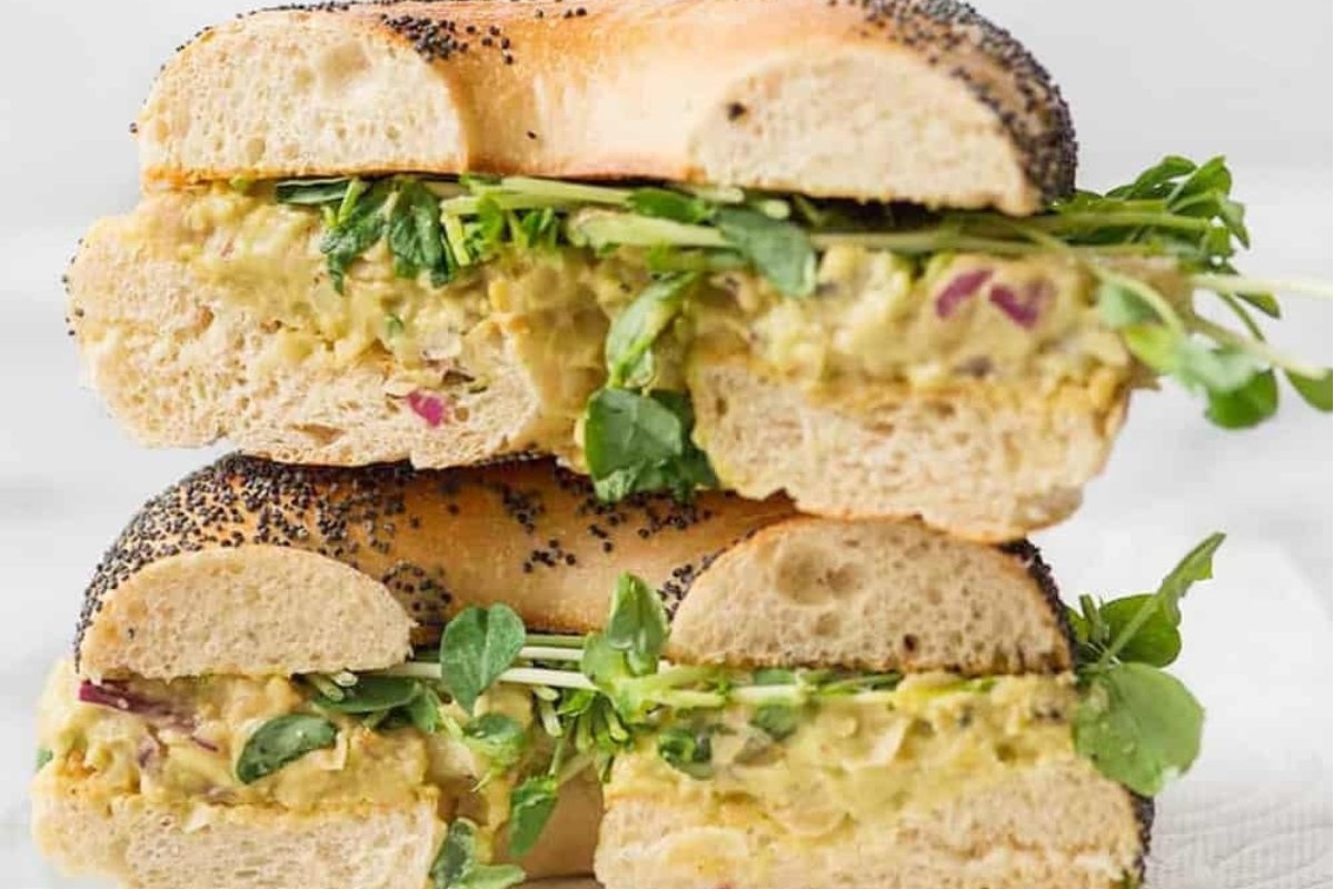 Avocado Chickpea Salad Sandwich