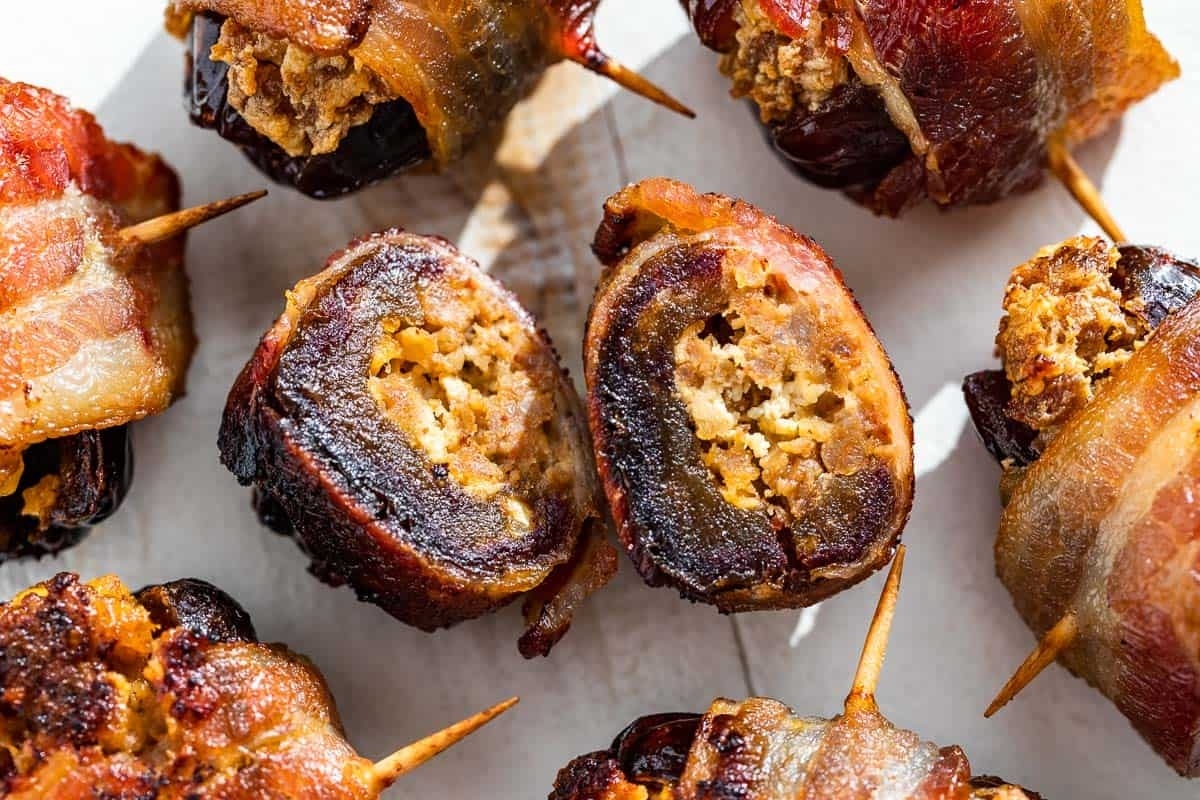 Bacon Wrapped Dates.
