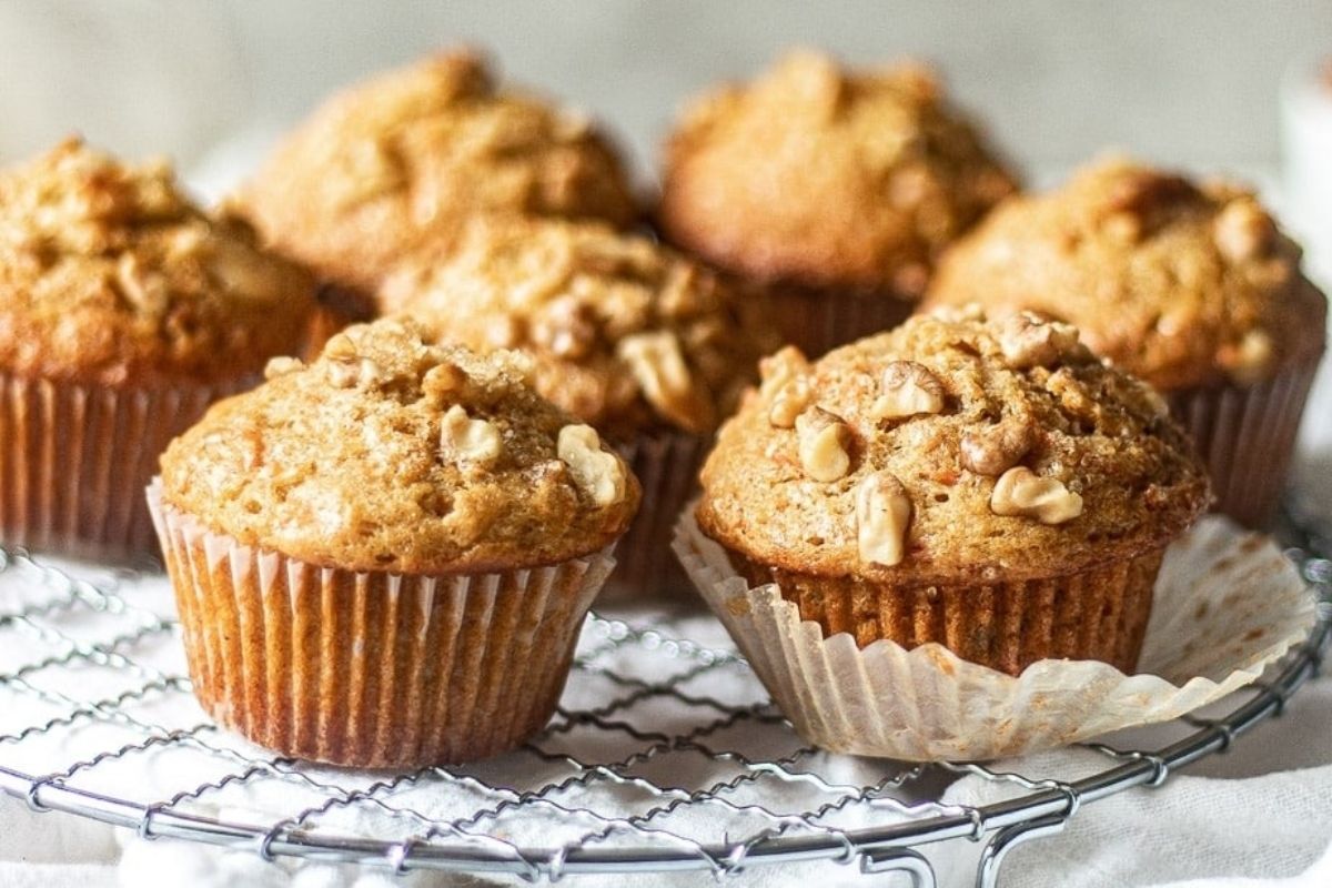 Banana Carrot Muffins With Yogurt