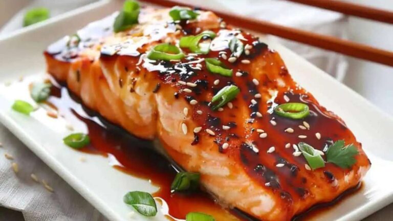 Teriyaki Salmon recipe by Be Centsational.