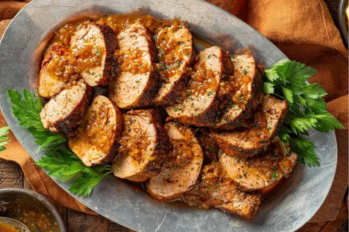 Blackened Cast Iron Pork Tenderloin