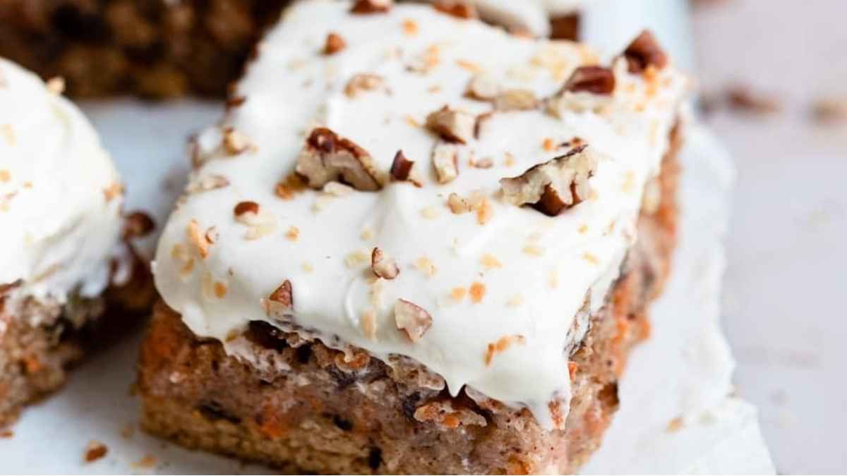 Blue Ribbon Carrot Sheet Cake.