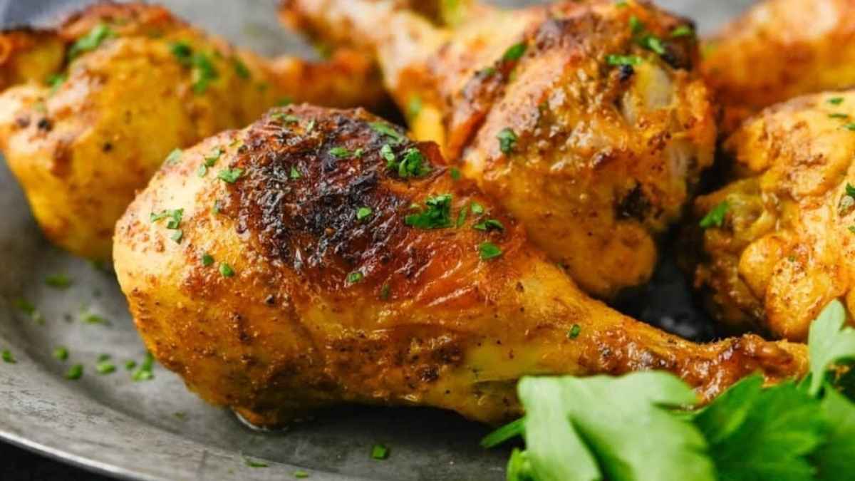 Brazillian Chicken (Tempero Baiano). 