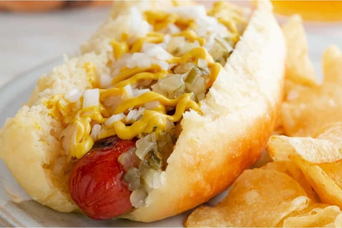 Brioche Hot Dog Buns No Knead