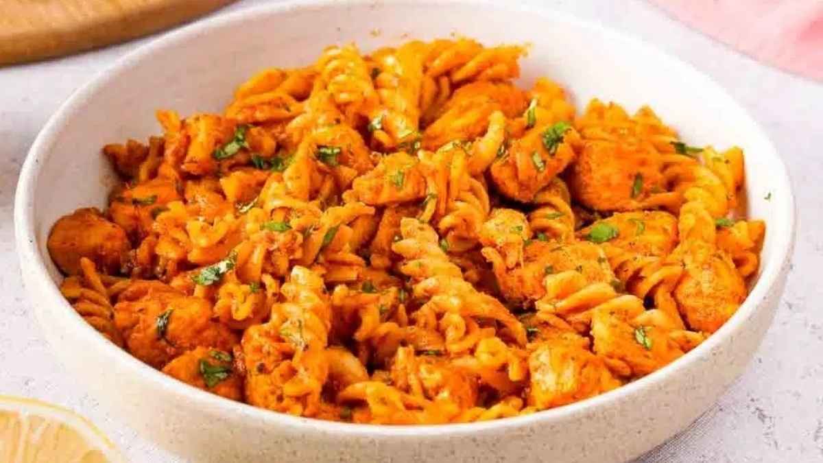 Butter Chicken Pasta. 