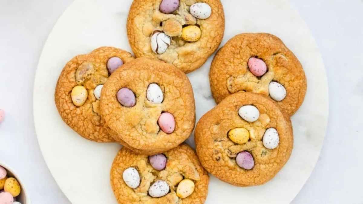 Cadbury Mini Egg Cookies.