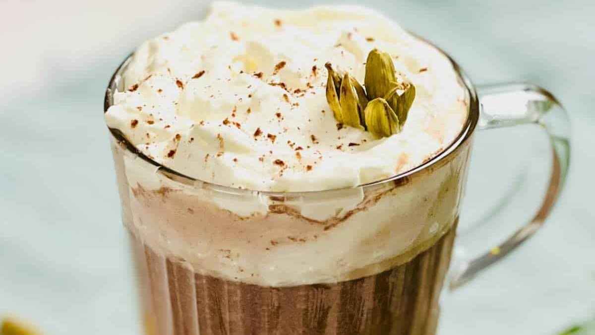 Cardamom Hot Chocolate.