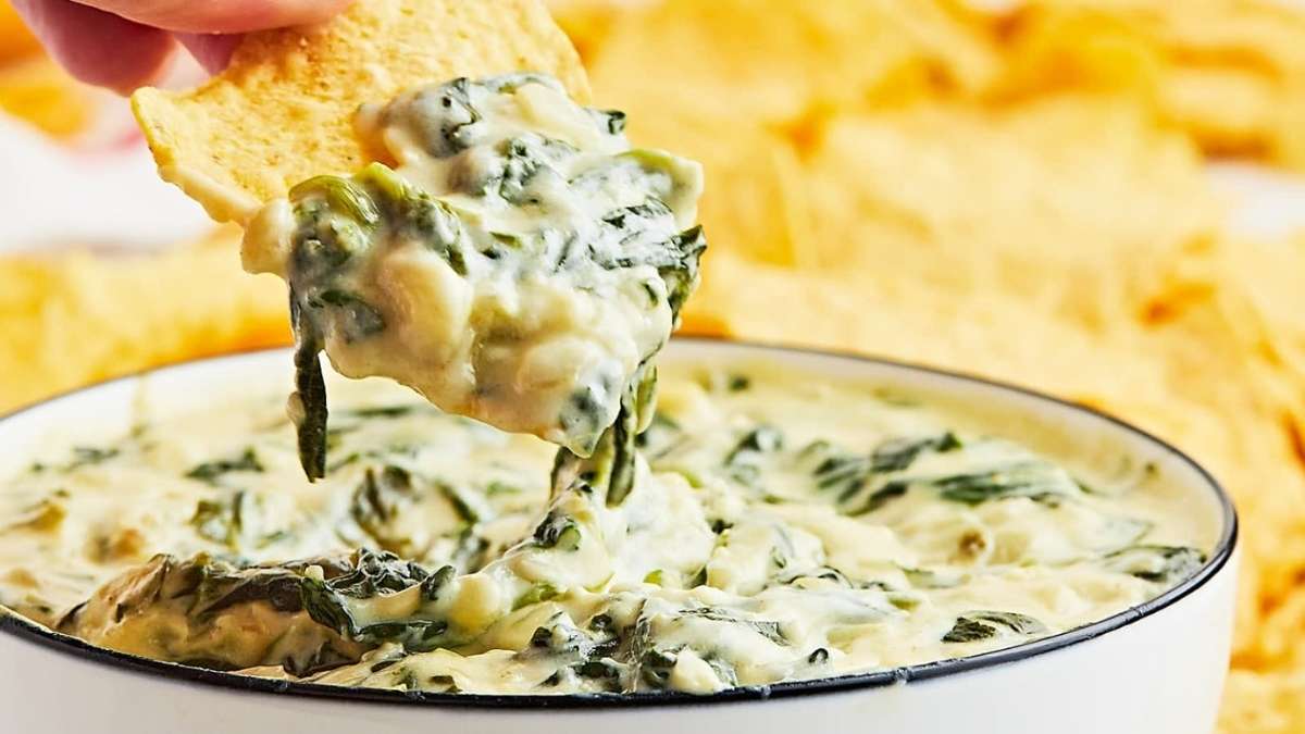 Cheerful Cook Hot Spinach Dip