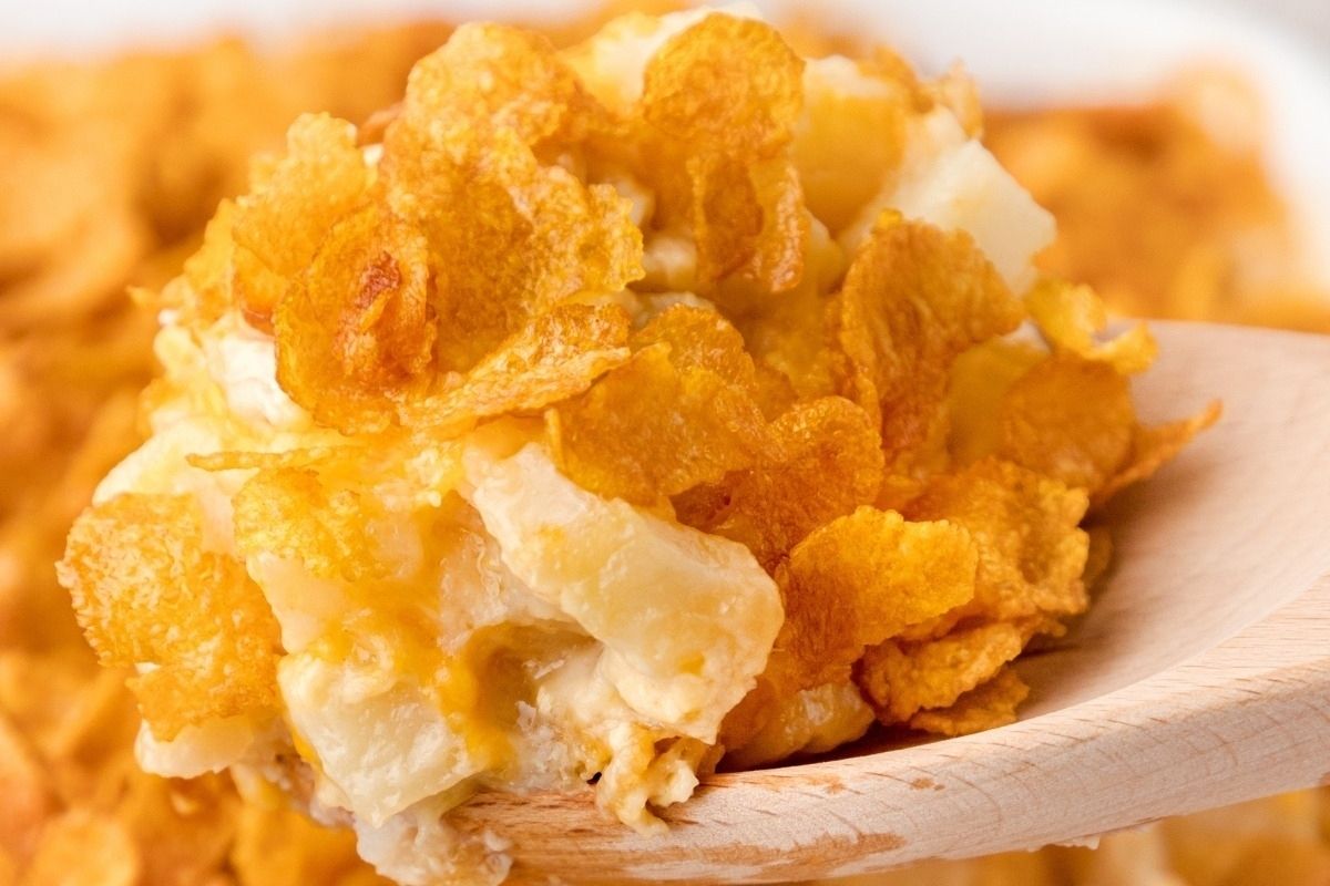 Cheesy Chicken Hashbrown Casserole 1