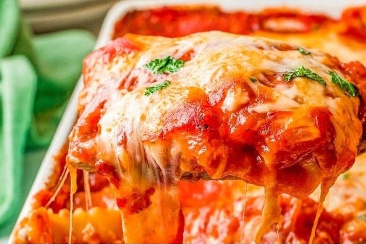 Cheesy Ravioli Lasagna