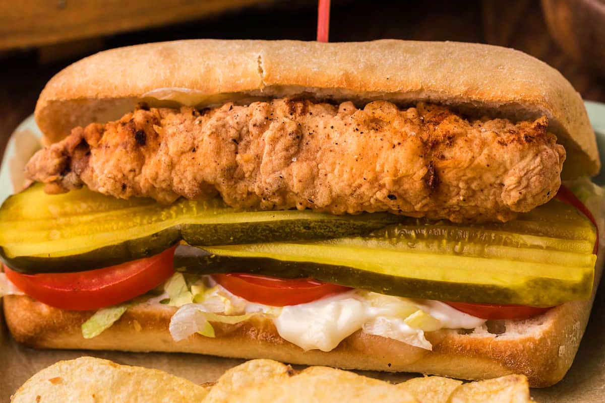 Chicken Po Boy.