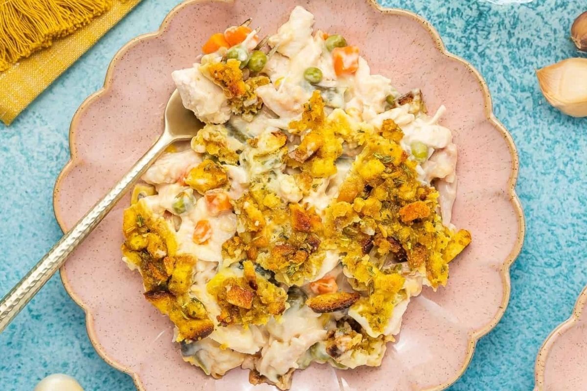 Chicken Stuffing Casserole