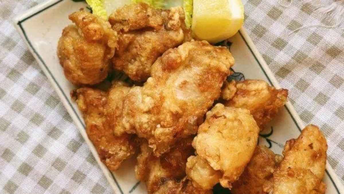 Chicken Tatsuta Age / Karaage (Japanese Fried Chicken).