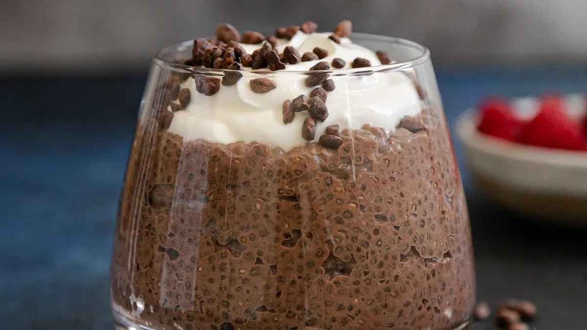 Chocolate Chia Pudding.
