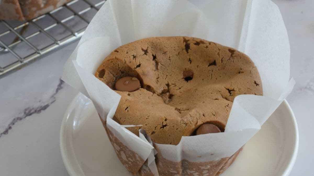 Chocolate Mochi Muffins.