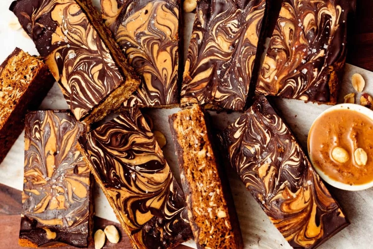 Chocolate Peanut Butter Oatmeal Bars