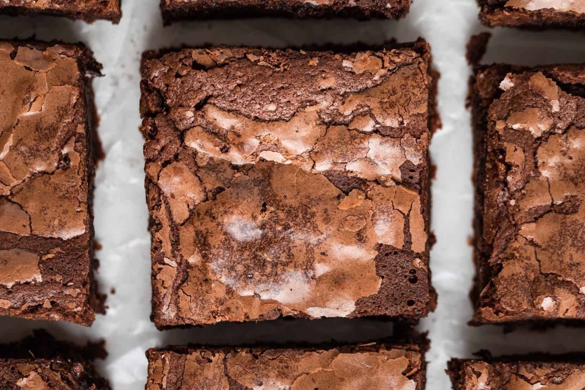 Condensed Milk Brownies.