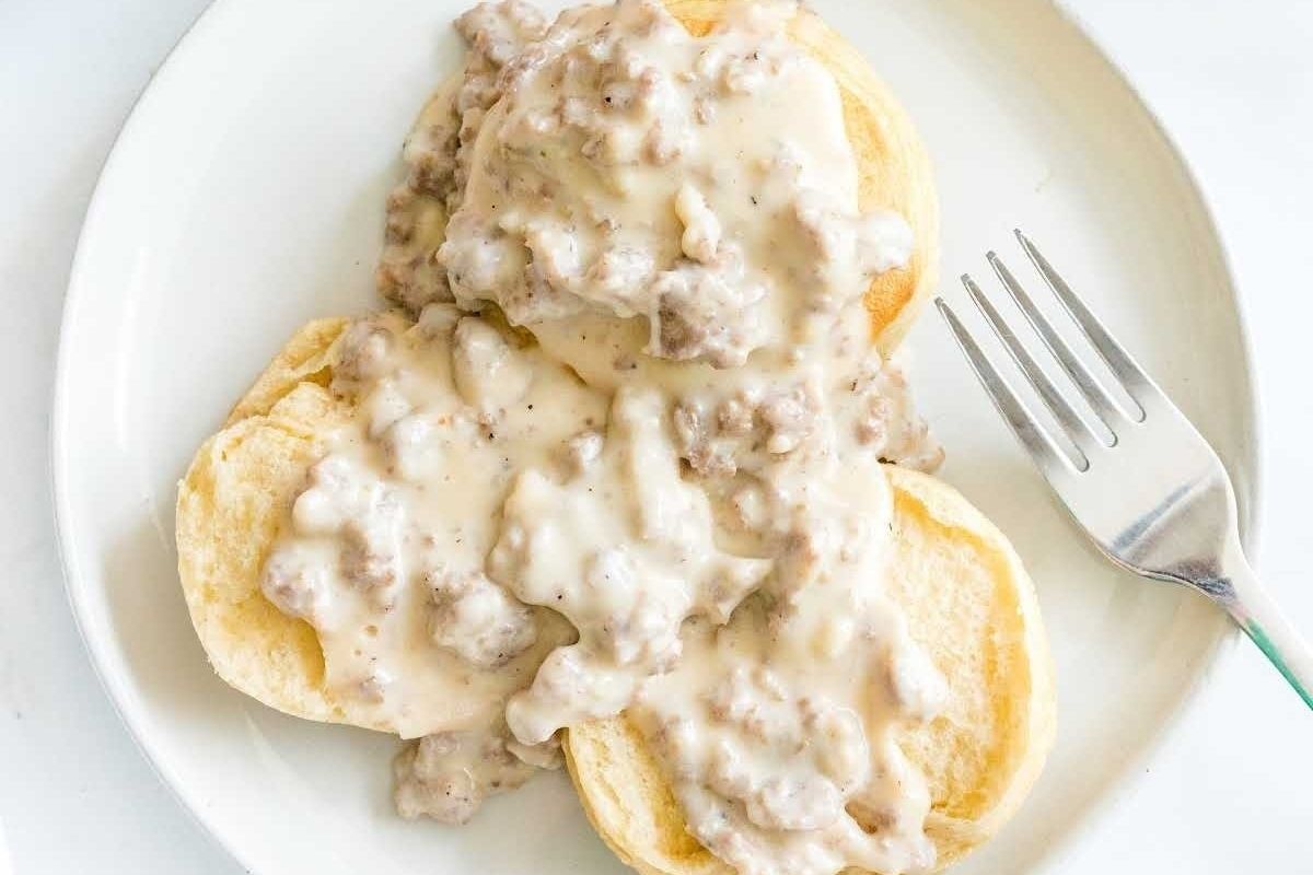 Country Sausage Gravy And Biscuits