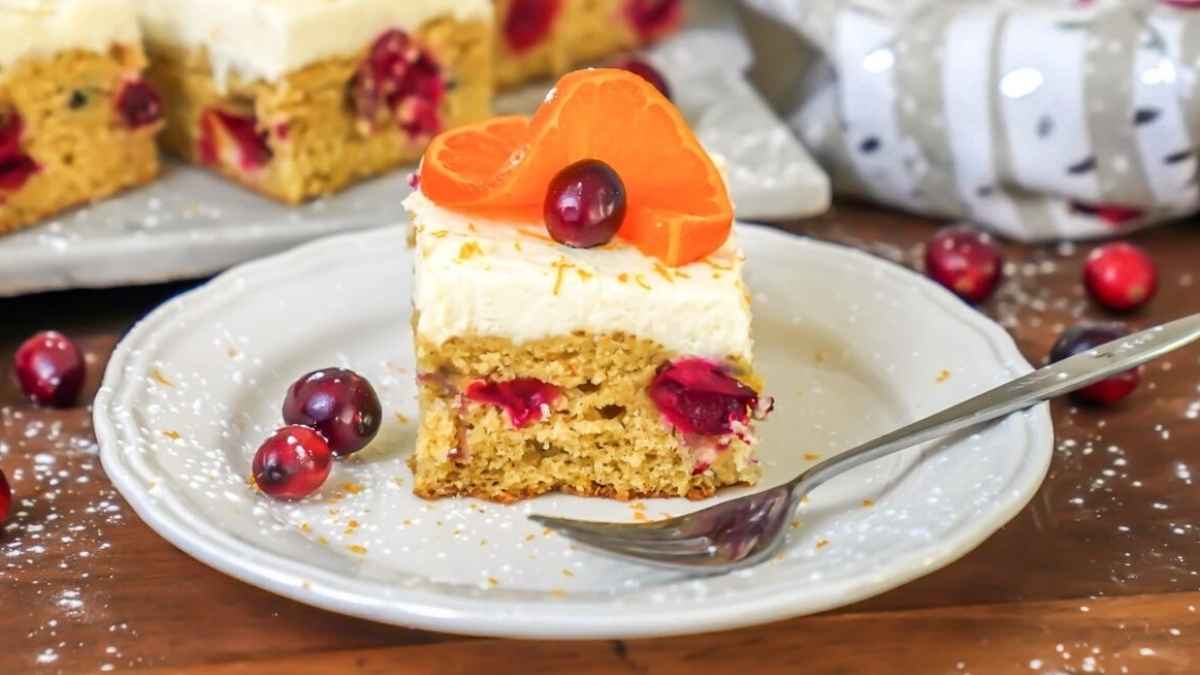 Cranberry Sheet Cake