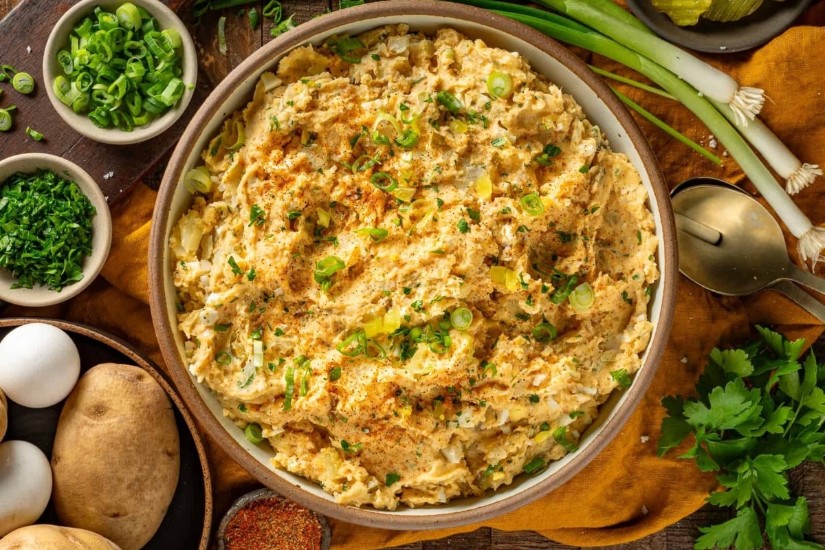 Creamy Cajun Potato Salad.