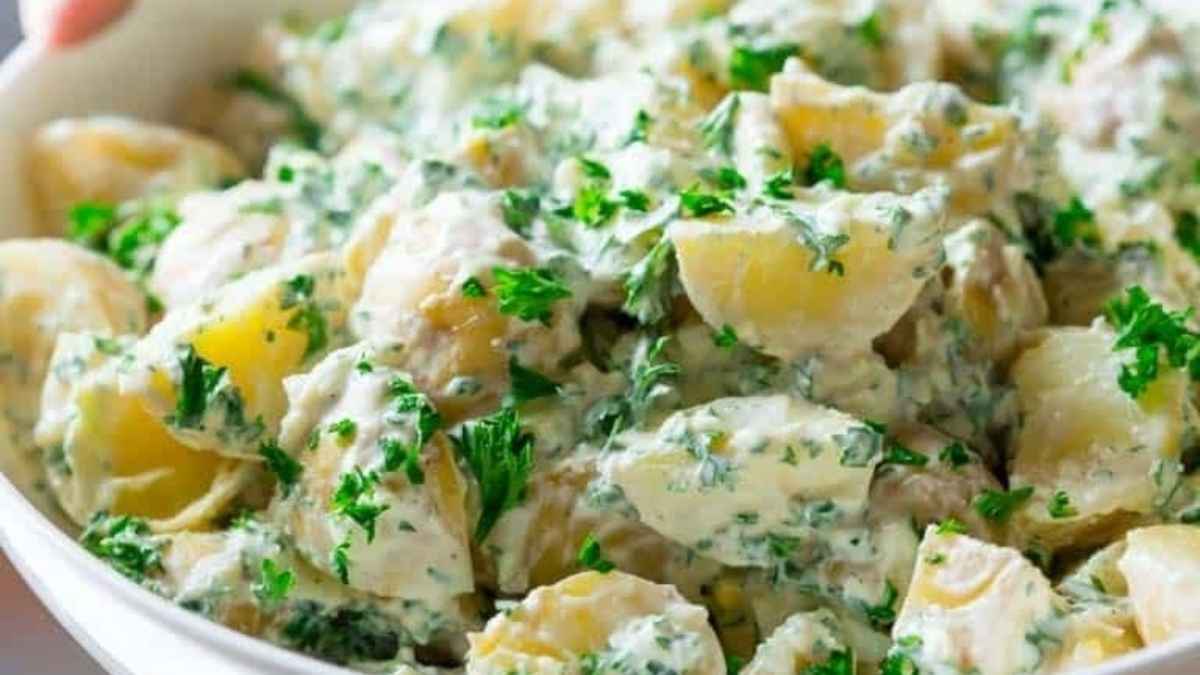 Creamy Horseradish Potato Salad.