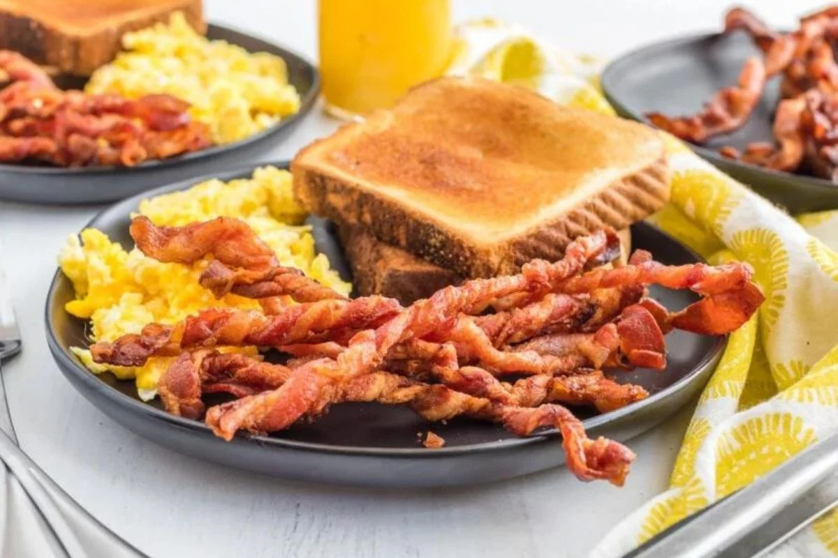 Crispy Air Fryer Bacon Twists. 