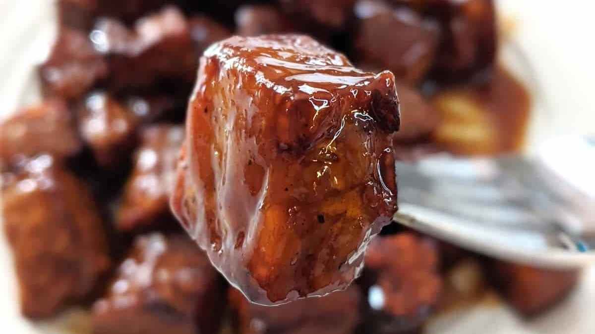 Crispy Marinated Air Fryer Tempeh.