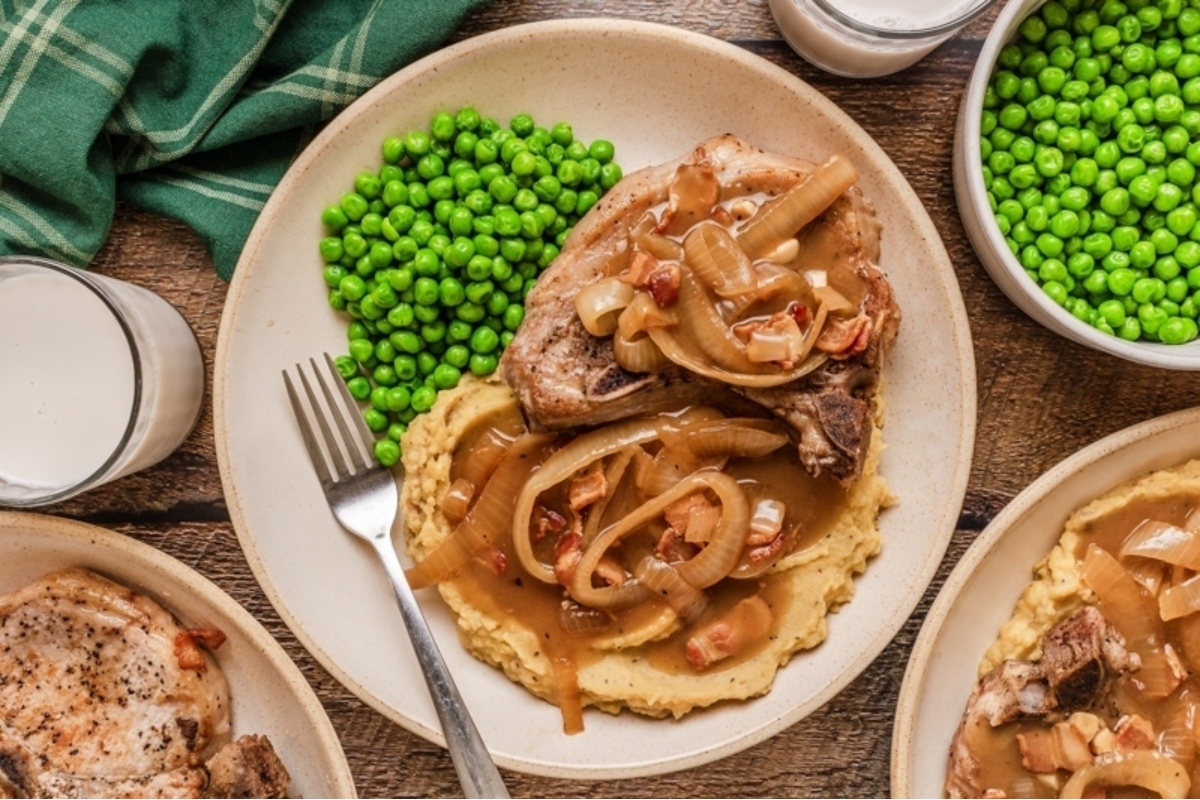 Crockpot Smothered Pork Chops.