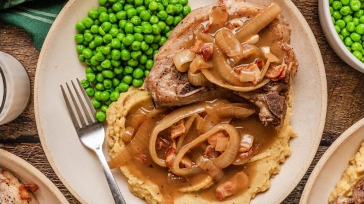 Crockpot Smothered Pork Chops
