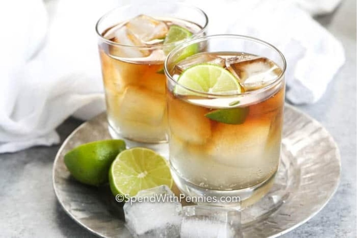 Dark And Stormy Cocktail