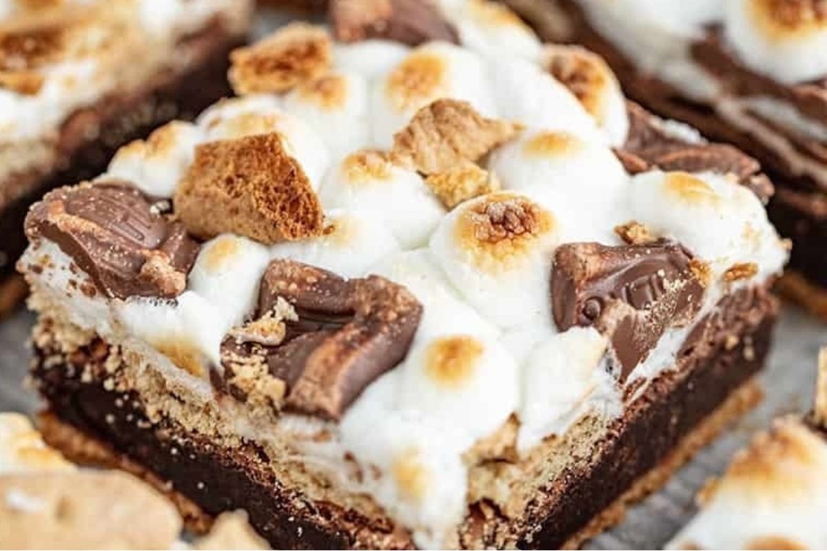 Decadent Smores Brownies