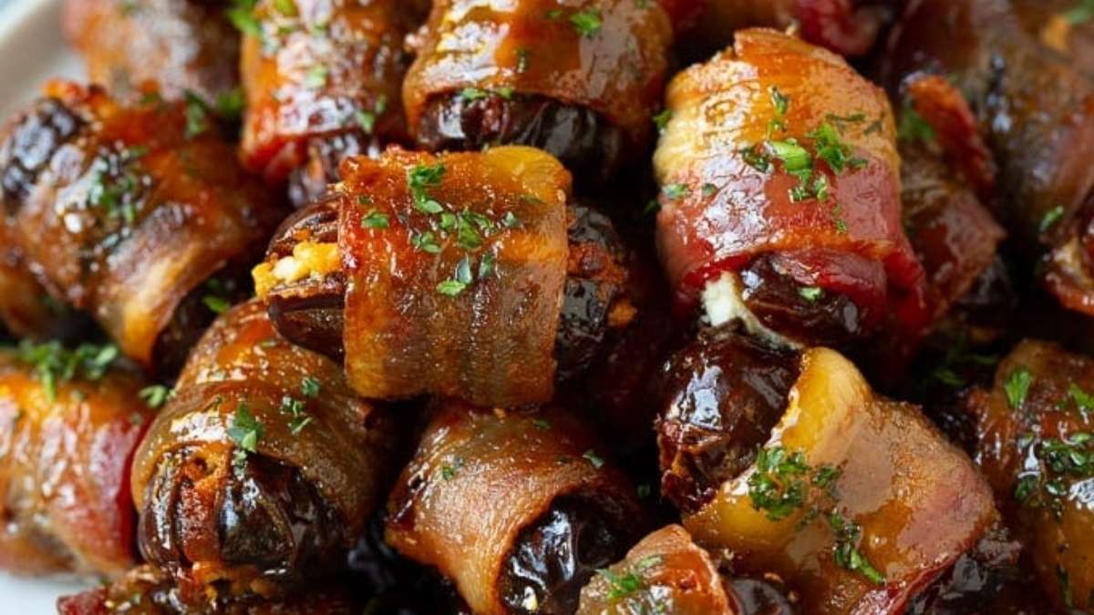 Dinner at the Zoo Bacon Wrapped Dates