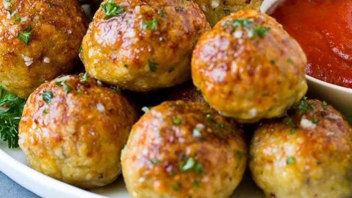 Dinner at the Zoo Baked Chicken Meatballs
