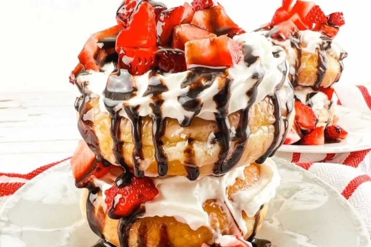 Donut Strawberry Shortcake