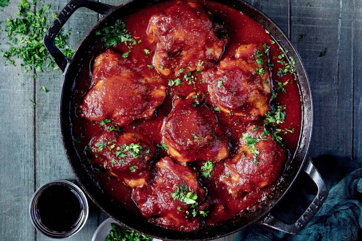Dutch Oven Bbq Chicken Thighs