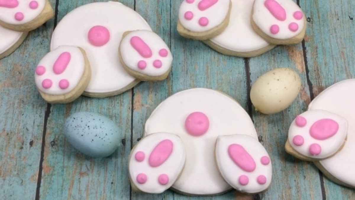 Easter Bunny Butt Sugar Cookies Recipe