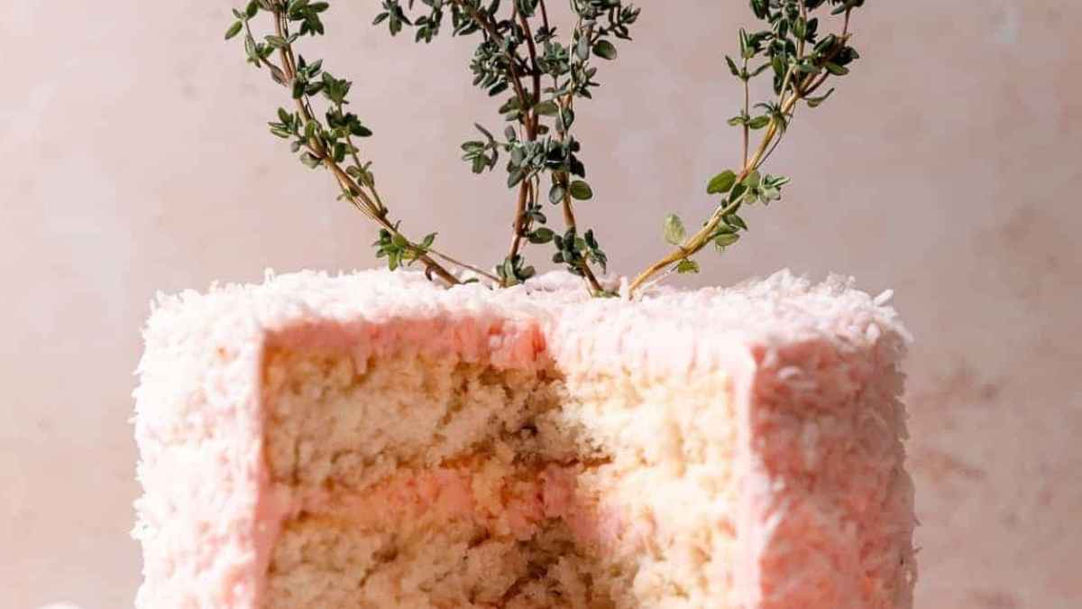 Easter Coconut Cake.