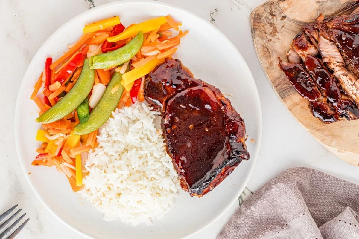 Easy Hoisin Pork Chops In The Slow Cooker. 