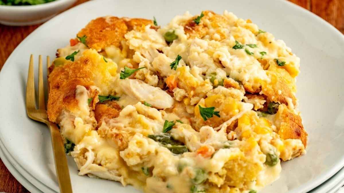 Easy Chicken Cobbler.