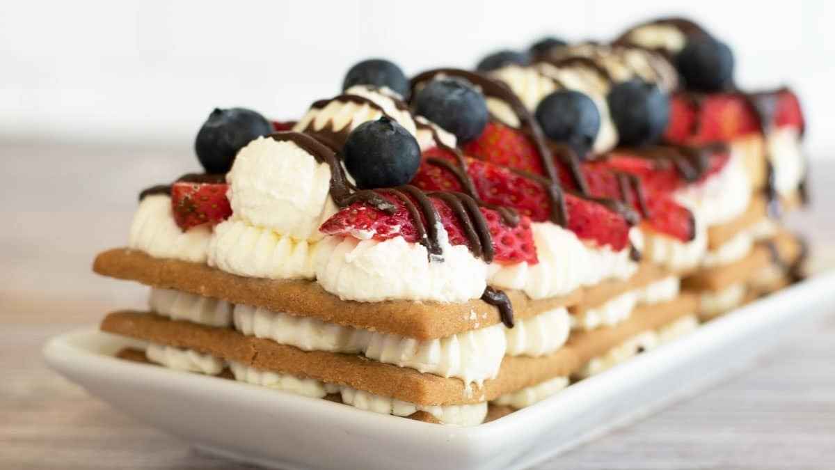 Easy Gluten Free Icebox Cake. 