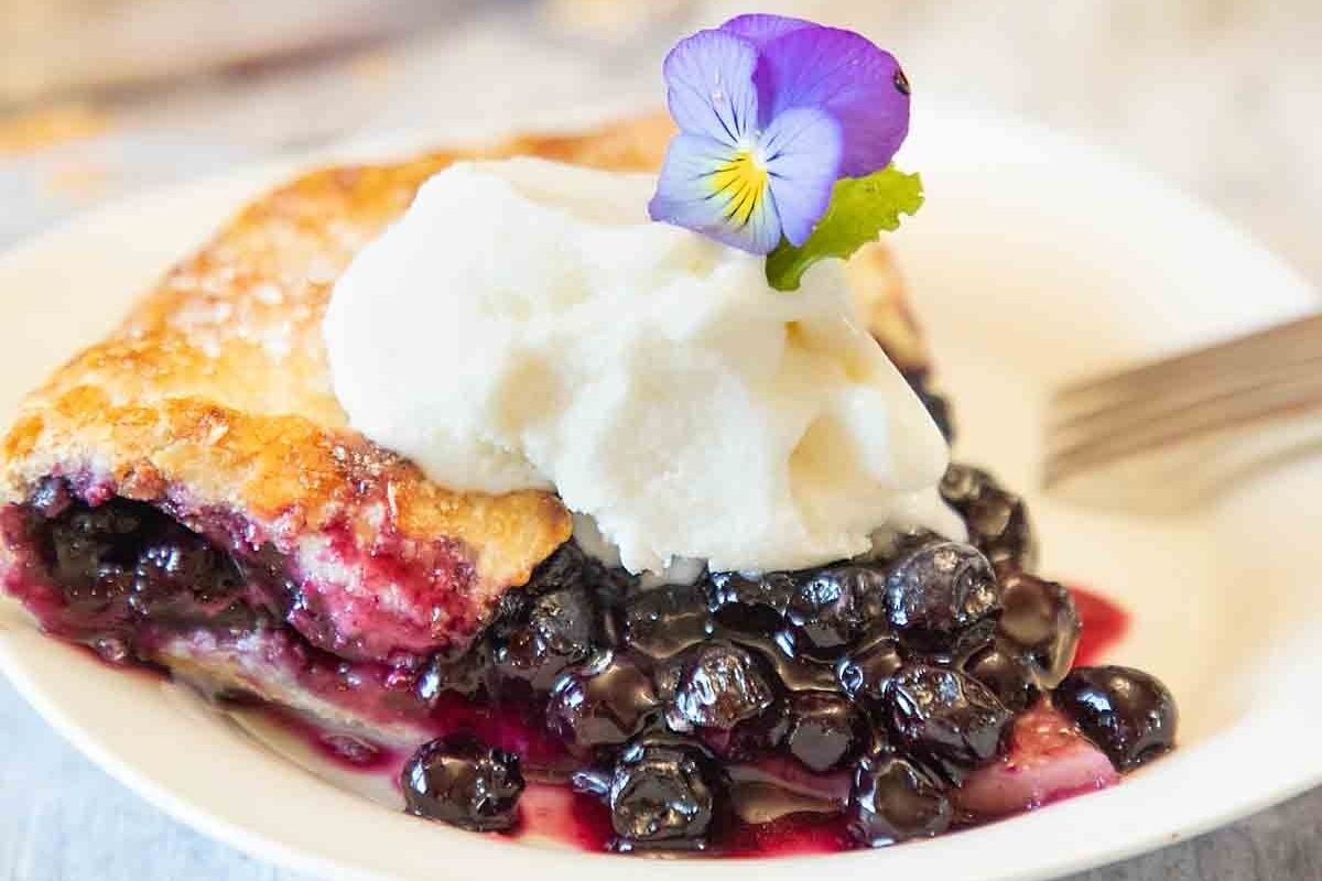 Easy Peasy Blueberry Galette